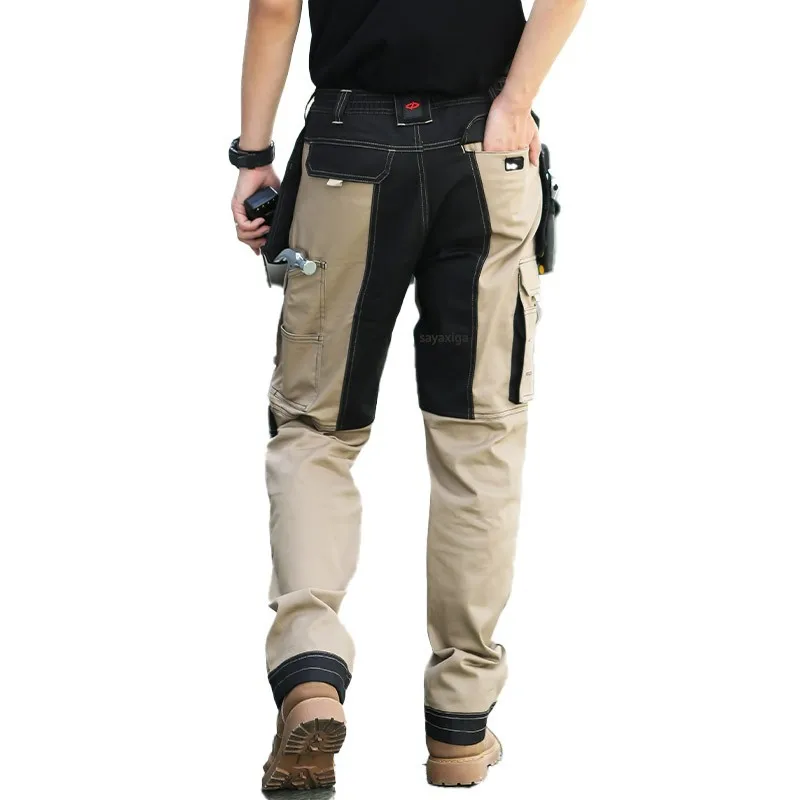 Overol Hombre Cargo Pants Men Workwear Multi-pocket Outdoor Hiking Joggers Pants Work Trousers Men With Knee Pads