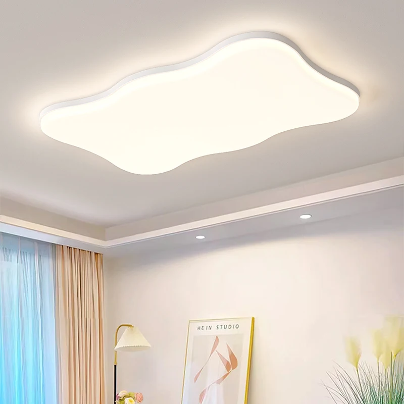 

Full Spectrum Eye Protection Bedroom Chandeliers Modern Simple Children's Bedroom Room Lamp Creative Warm Cloud Ceiling Lamp