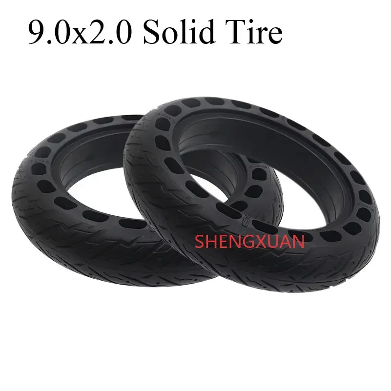 9.0x2.0 Electric Scooter Tire   Rubber  Replacement Safe Driving for Various Road Conditions