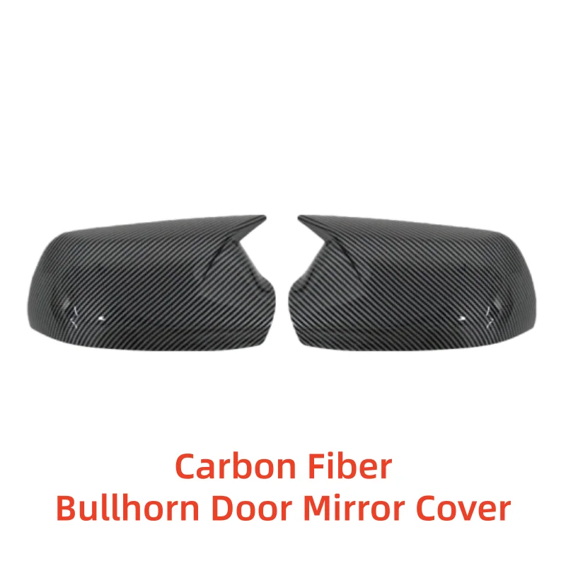 بولهورن غطاء مرآة الباب لمازدا 3 مازدا 6 2003 2004 2005 2006 2007 2008 الخارجي خدش واقية ملصقات السيارات الديكور