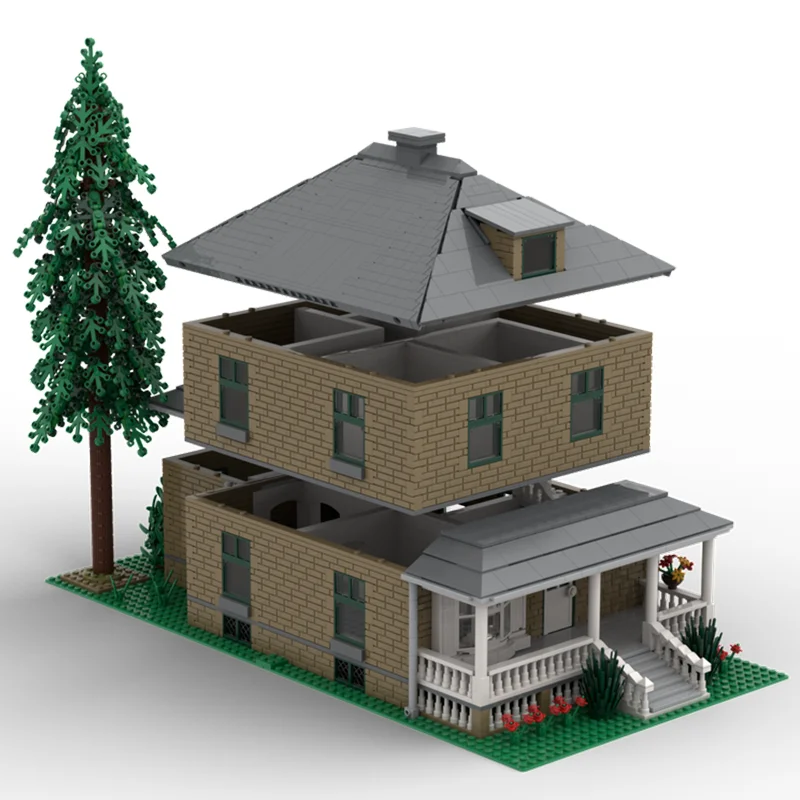 3773pcs MOC Sears House Model Modulared Building Blocks Architecture Toy Assemble Creative Idea Christmas Gifts Education Kids