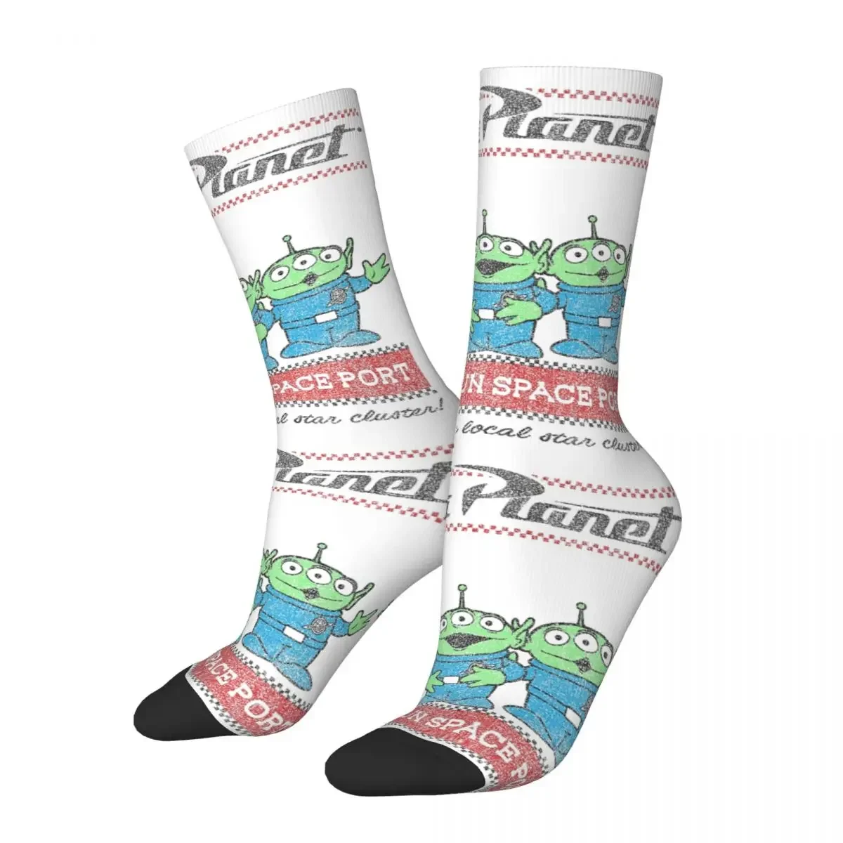 Cartoon Kids Movies Socks Men's Women Fashion Alien Socks Harajuku Spring Summer Autumn Winter Middle Tube Socks Gift