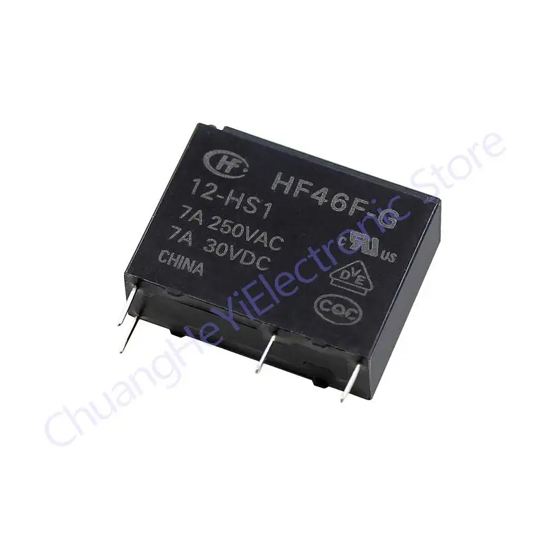 relay HF46F-G-005-HS1 HF46F-G-012-HS1 HF46F-G-024-HS1 HS1T 4 feet group normally open 7A250VAC