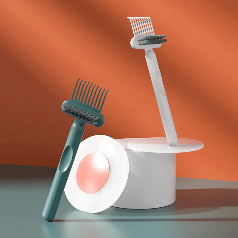 

2Pcs Comb Hair Remover Airbag Brush Cleaner Tool Durable Hair Brush Cleaning Tool Curling Comb Cleaner Accessory