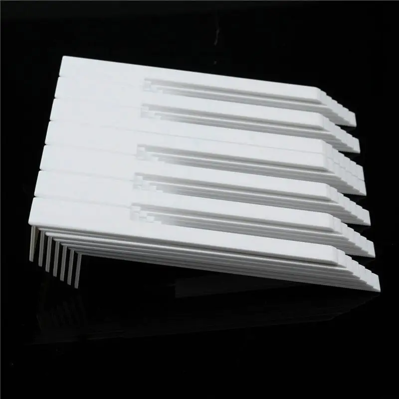 ABHS 416 Pcs Piano White Keytop Repair Parts 52 Keys Set 5.1mm for Piano Keyboard Accessories Glossy Plastic