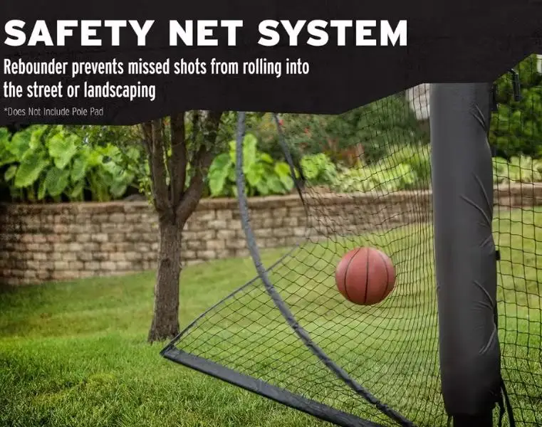 공장 도매 농구 야드 가드 수비 네트 시스템 접이식 네트 농구 리바운더 네트