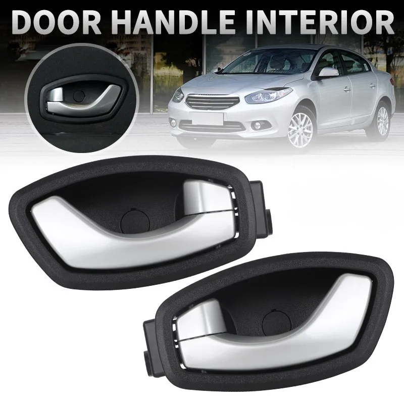 الجبهة الخلفية مقبض الباب الداخلي سيارة اليسار اليمين مقبض الباب الداخلي لرينو فلوينس 2011-2013 قطع غيار السيارات 806715396R 806713870R #1