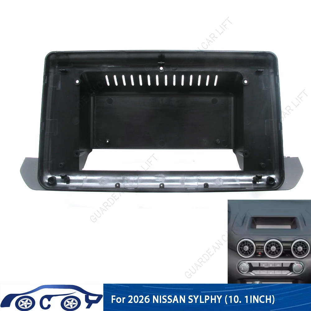 

10.1Inch Car Radio Fascias For 2026 NISSAN SYLPHY Android Stereo Frame Player 2 Din Head Unit Panel Dash Trim