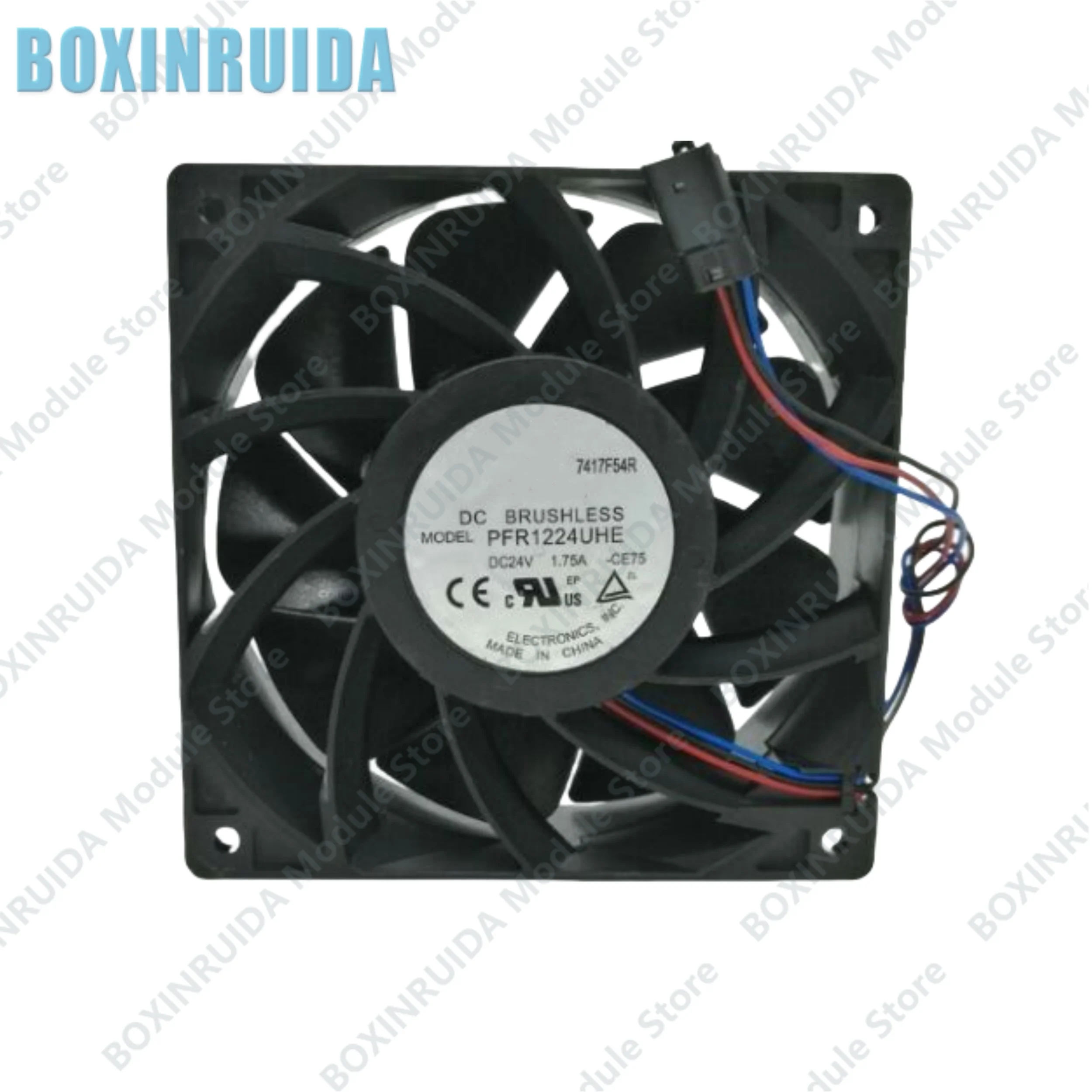 Brand new original PFR1224UHE-CE75 12038 DC24V 1.75A screw machine violent cooling fan 12CM