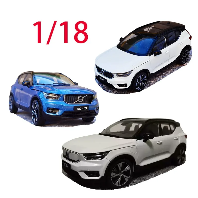 

Литая под давлением модель автомобиля из сплава Volvo в масштабе 1/18, внедорожник Volvo XC40, игровые транспортные средства, игрушки для мальчиков, оригинальная коллекция коробок