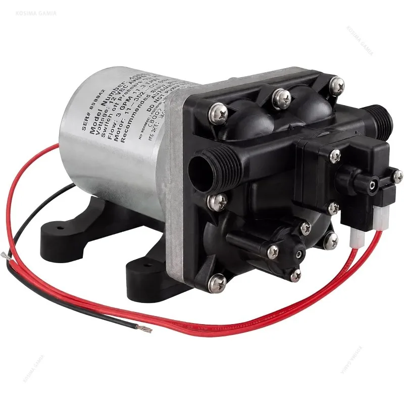 12V RV Water Pump Revolution 4008-101-A65 4008-131-A65 24V 3.0GPM Self Priming with Strainer for Camper Yacht Toilet Motor Parts