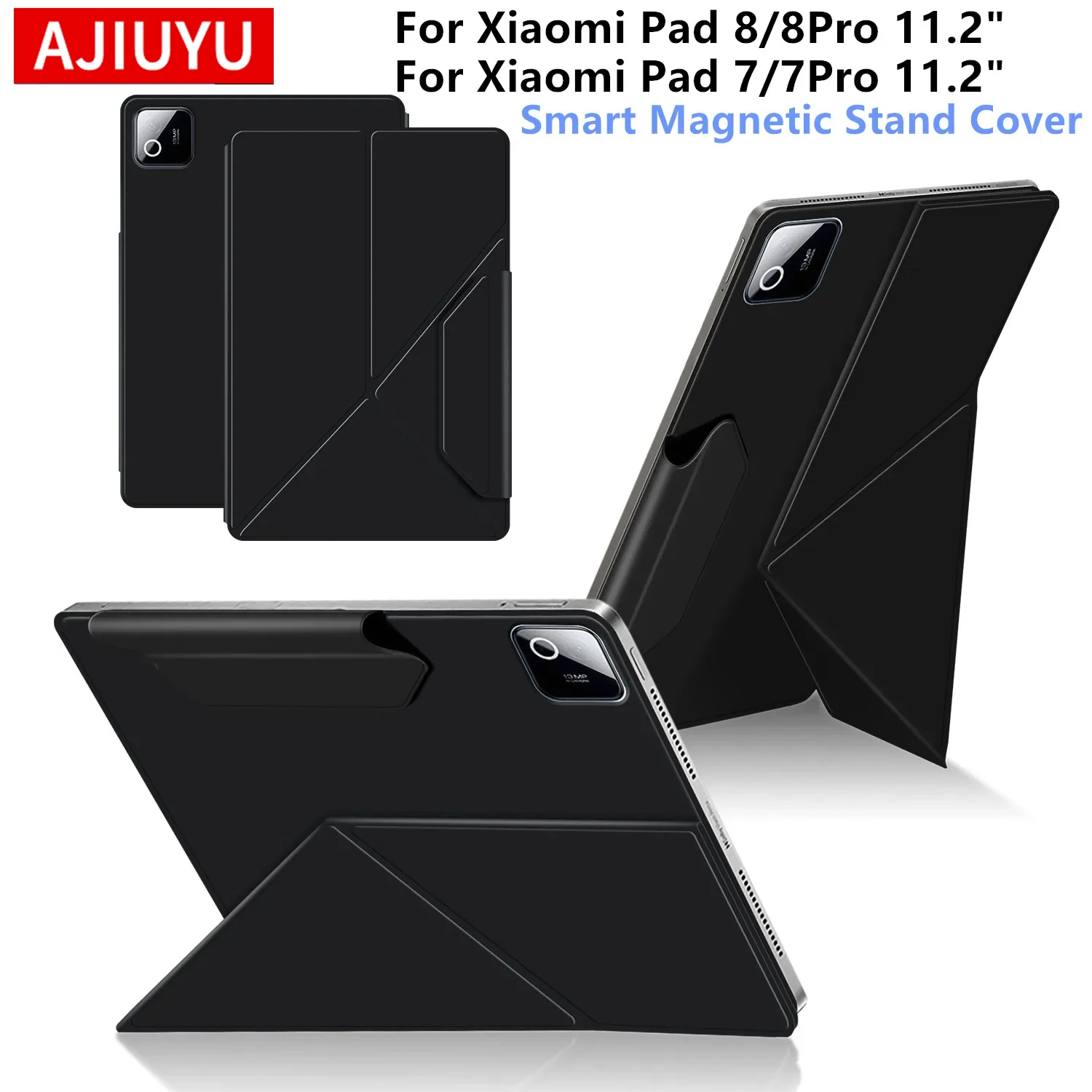 Y-Fold Magnetic Case For Xiaomi Pad 8 Smart Cover Stand for Xiaomi Mi Pad 7 8 Pad7 8 Pro Poco Pad X1 11.2