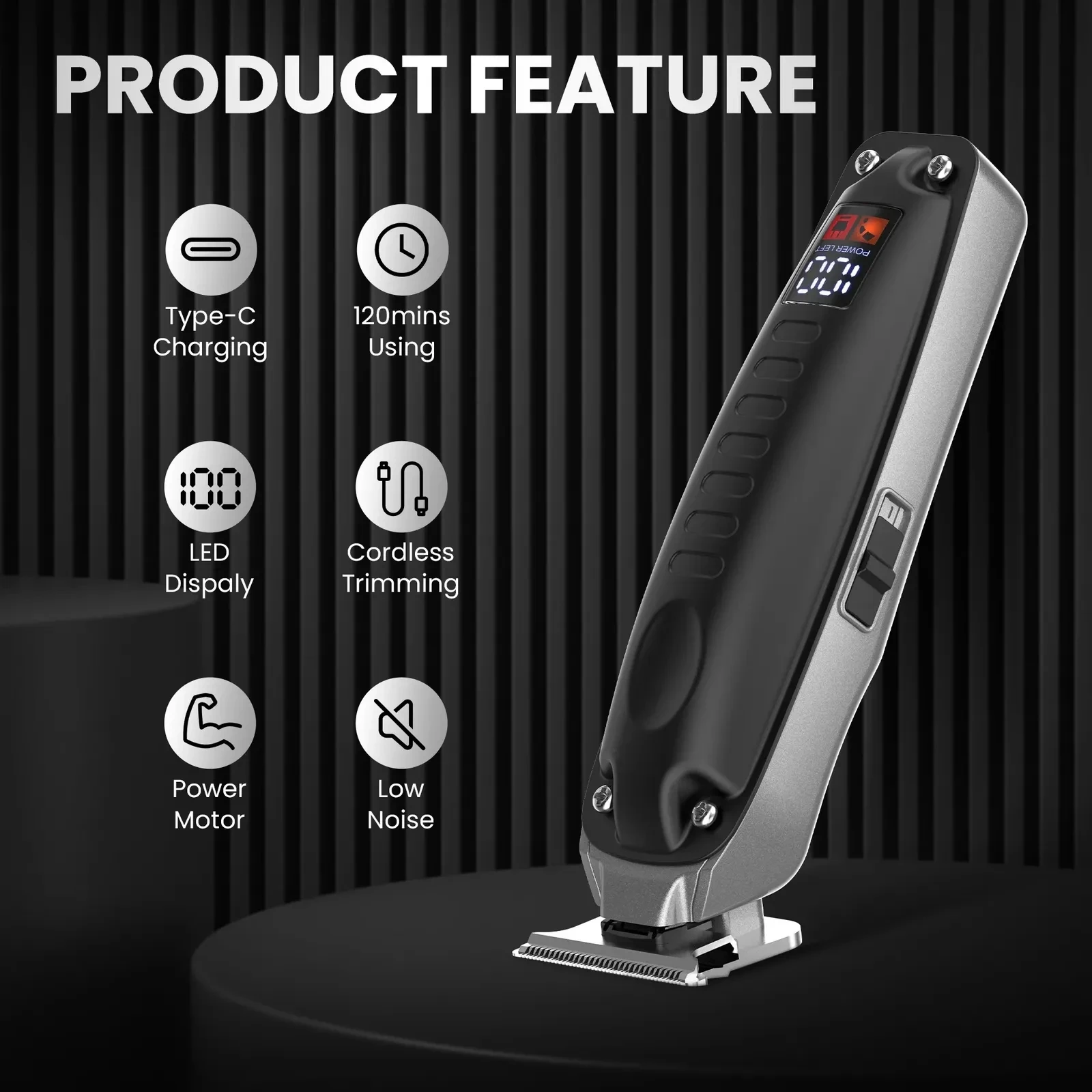 Sejoy Hair Clippers for Men Kids Children Hair Trimmer Professional Cordless Barber Clippers Hair Cutting Kits with LED Display