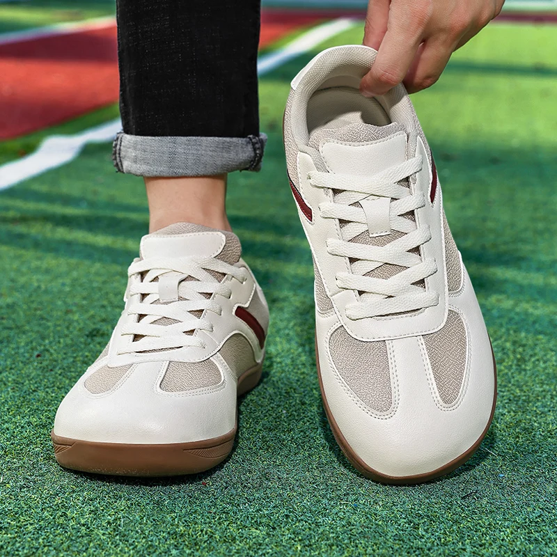 Summer Men's Barefoot Extra Wide Fit Toe Box Nose Retro Minimalist Fabric Breathable Upper Zero Drop Shoes Sneakers for Men