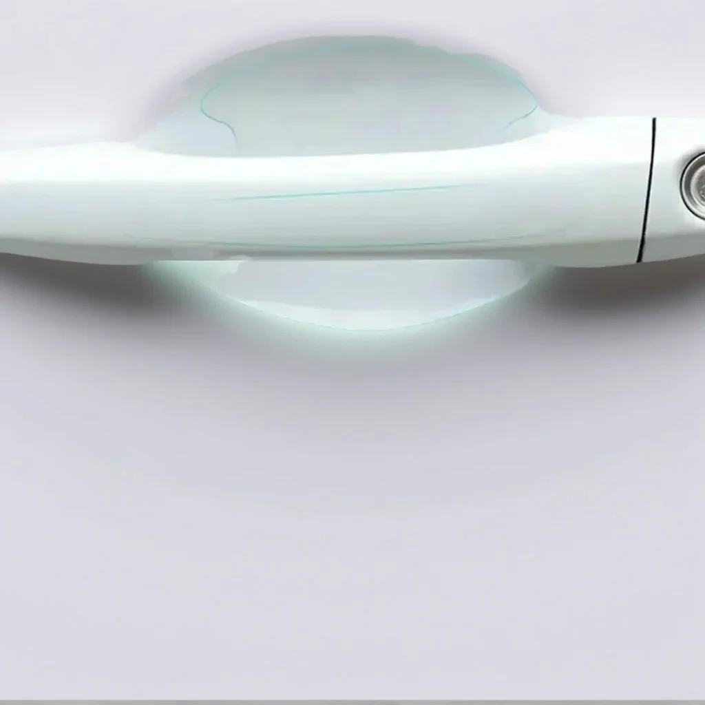 8 قطع من واقي وعاء باب السيارة من مادة TPU - ملصق شفاف مضاد للخدش للمقبض وسطح الطلاء #1