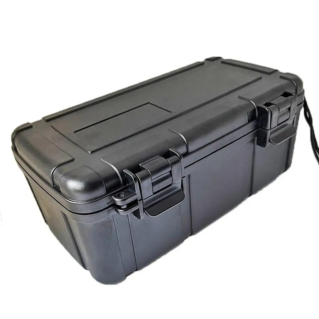 Waterproof Black Portable Travel Humidor 10 Cigars Case Travel