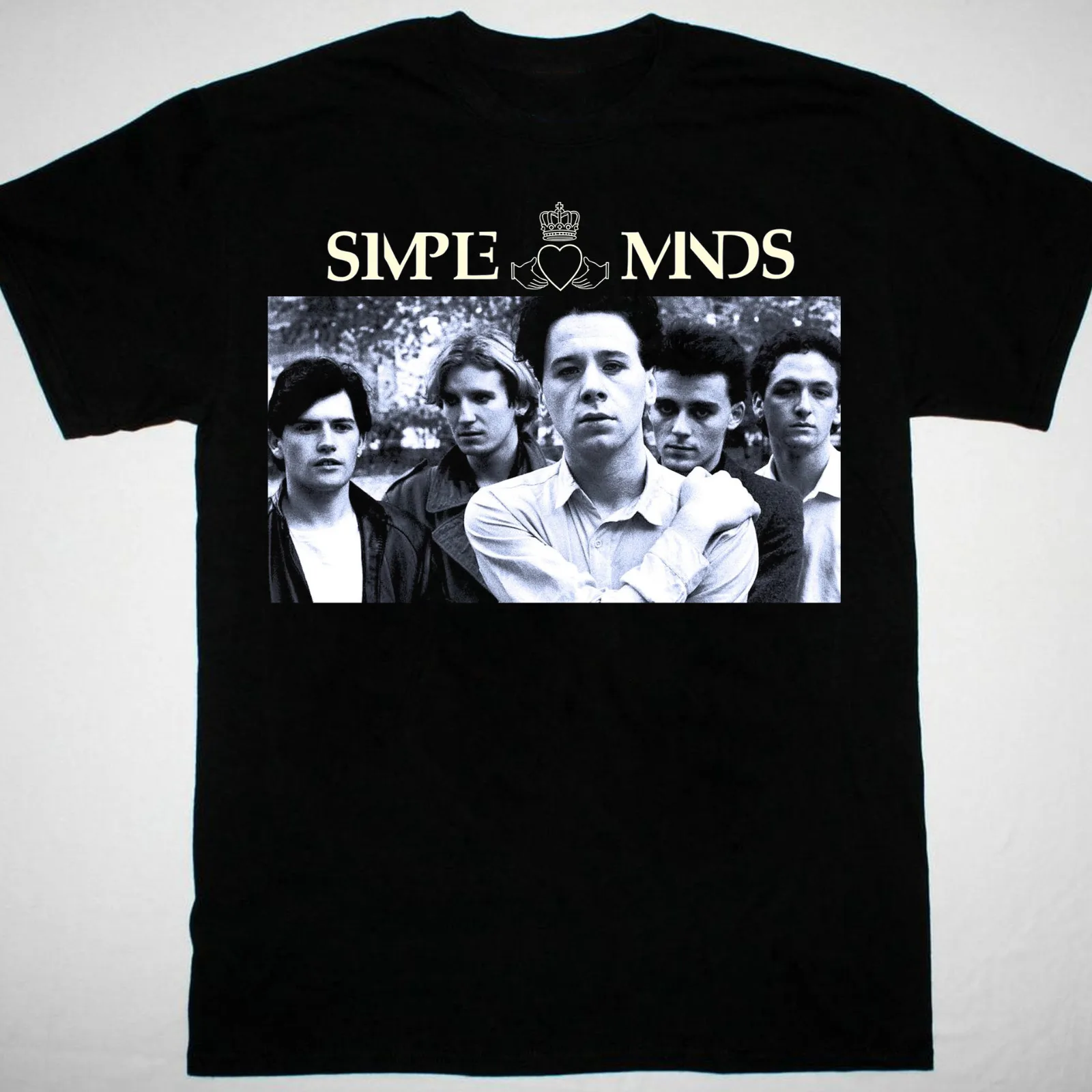 Simple Minds band Poster Men T-shirt Unisex Black All Sizes S-5XL FF1718