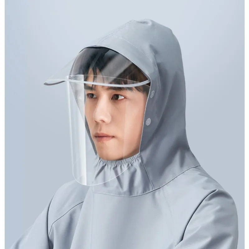 Impermeabile monopezzo monopezzo per moto elettrica Abbigliamento da ciclismo per donna da uomo Poncho antipioggia lungo per tutto il corpo Abbigliamento antipioggia per esterni