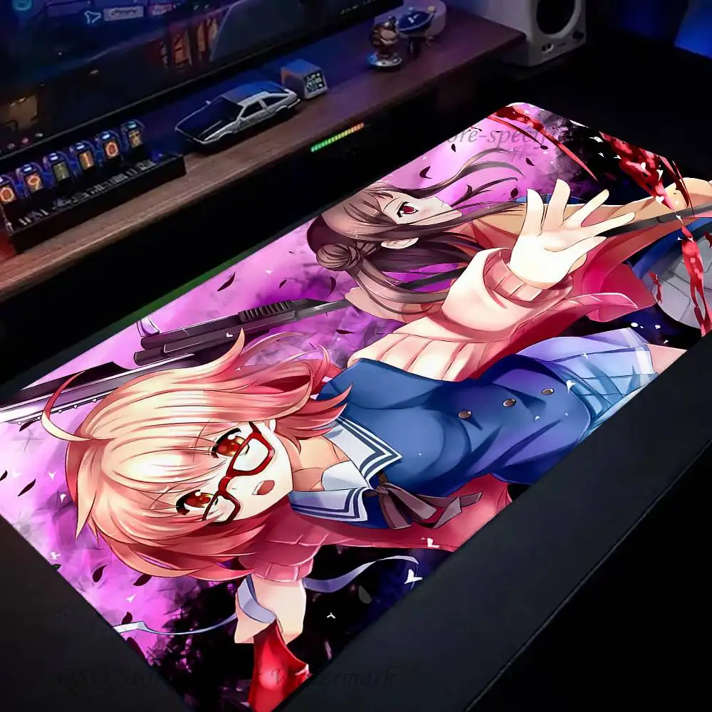 Anime Beyond The Boundary Mousepad Non-slip Suitable For Office Computers Laptops E-sports Game Desk Mats XXL Keyboard
