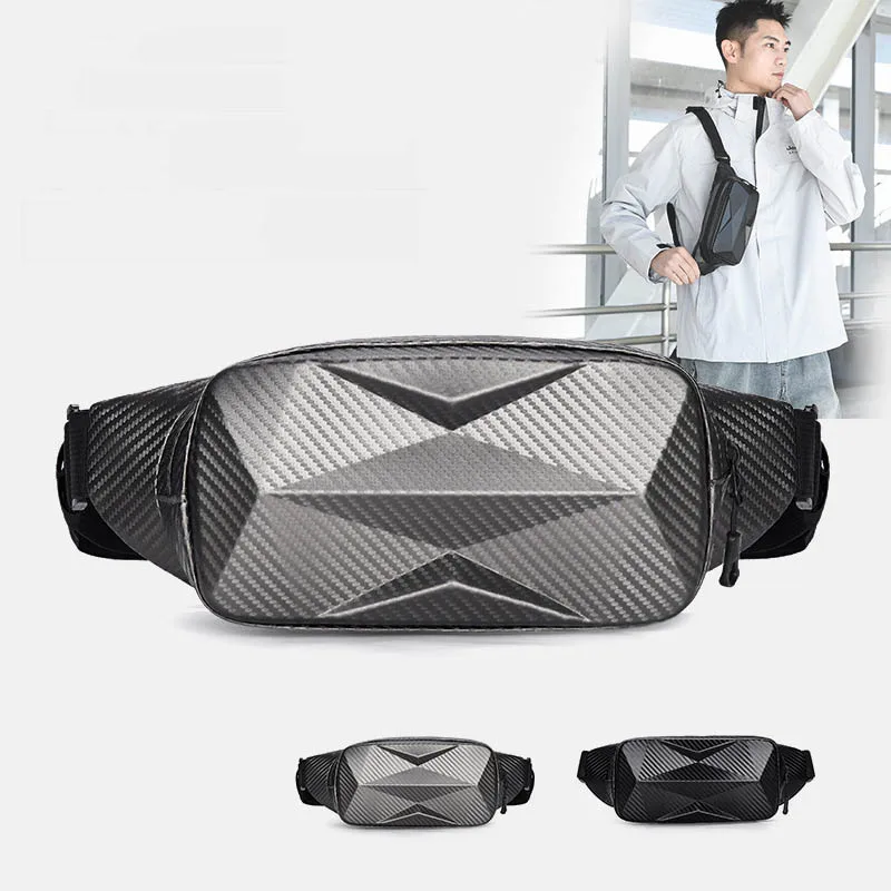 

Motorcycle Waist Bag For Men Women Outdoor Moto Rider Waterproof Crossbody bag EVA Hard Shell Motorbike Riding Waist Pack