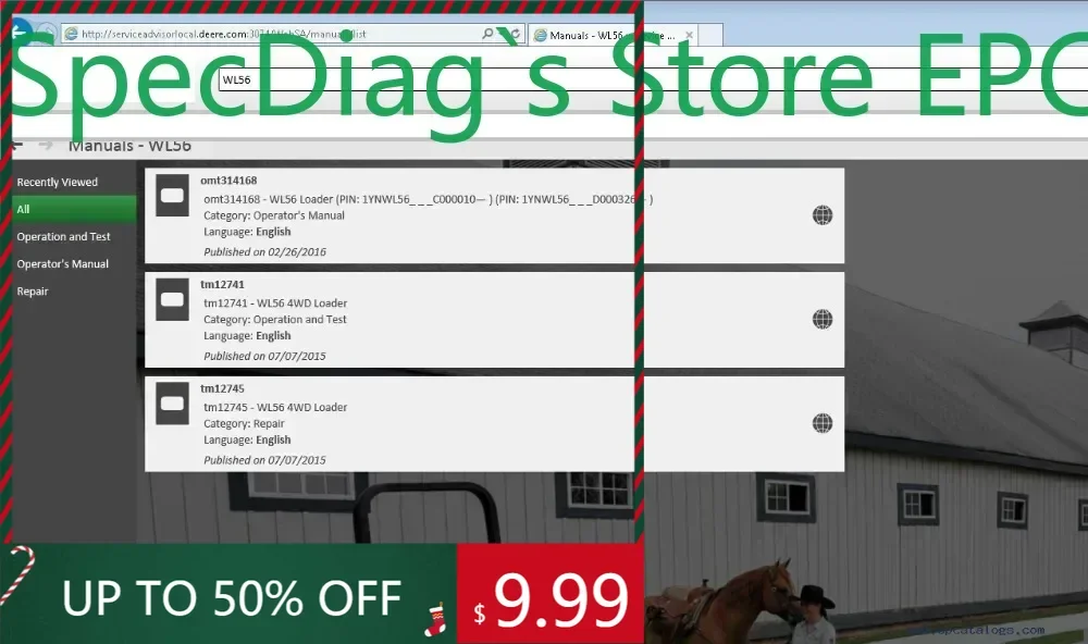 

Специализированный диагностический комплект SpecDiag Service 5.4.44 CF+AG [6.2025] для строительной и лесной техники, полный набор (офлайн) + USB HDD для John+ и нескольких ПК