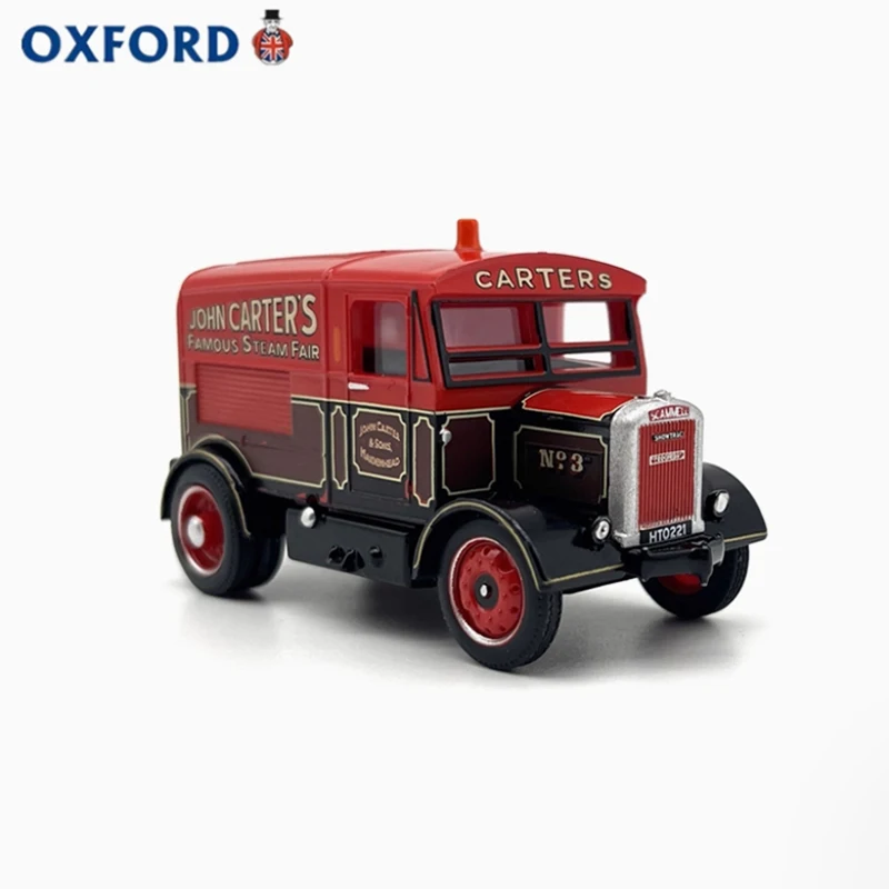 OXFORD 1:76 Scale Scammell Van Simulation Alloy Car Model Static Collection Decorated Holiday Toy Souvenir Gift