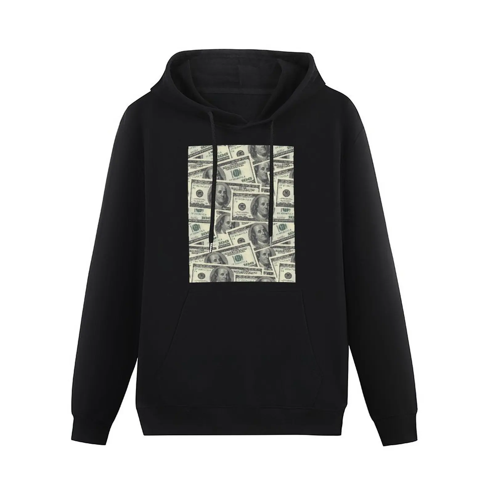 $100 Dollar Bills Texture Pullover Hoodie men's clothing mens clothes men's sweat-shirt male clothes new in hoodies and blouses