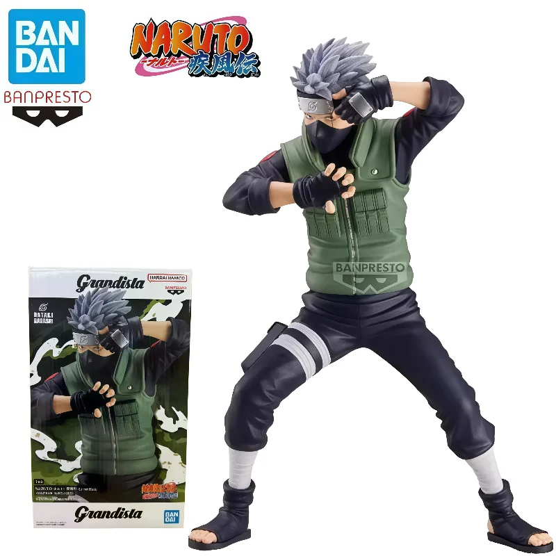 

In Stock Bandai Naruto BANPRESTO VIBRATION HATAKE KAKASHI PVC Anime Action Figure Model Boys Collect Toy Holiday Gift