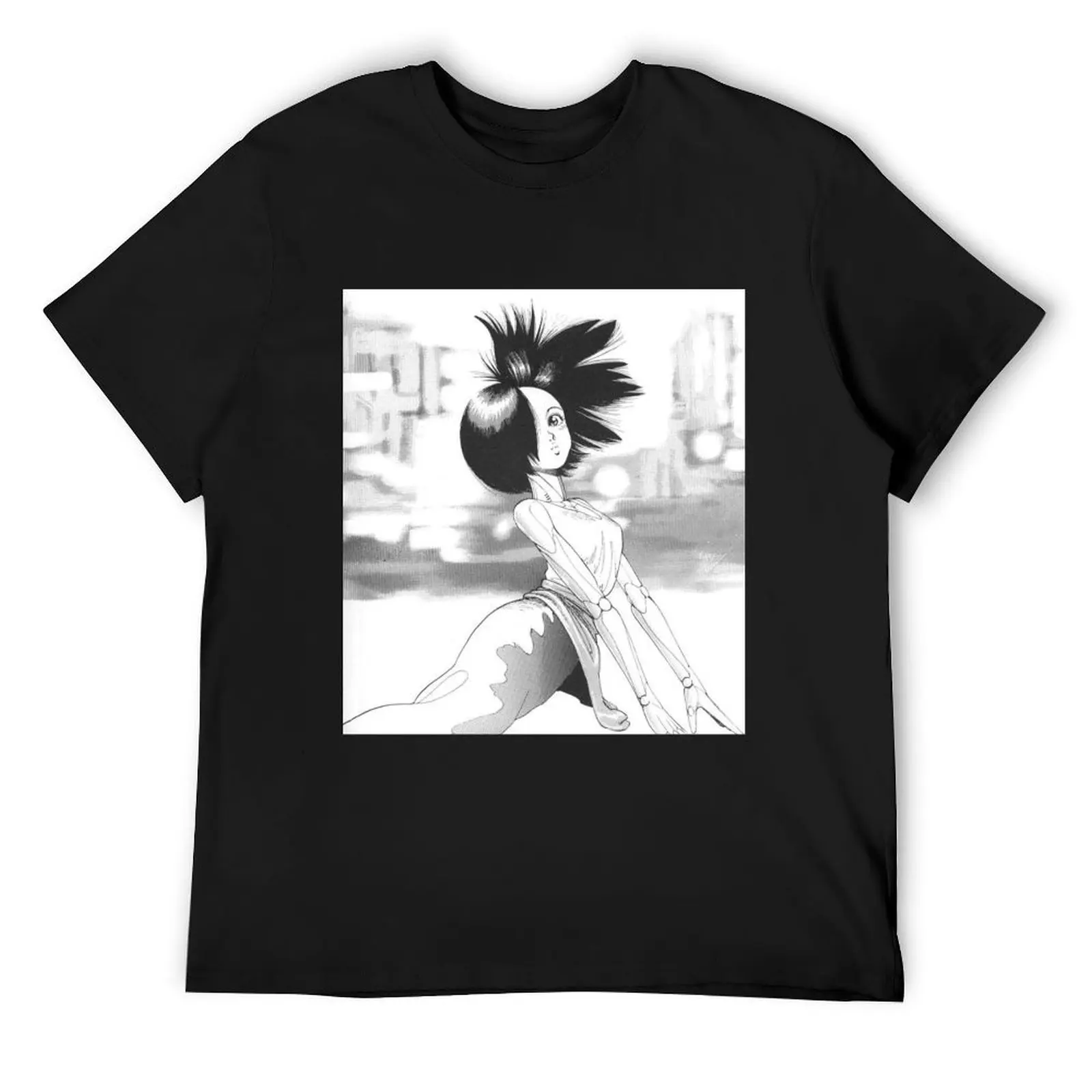 

Gunnm T-Shirt shirts graphic tees funny shirt cotton anime stuff cheap stuff workout shirts for men