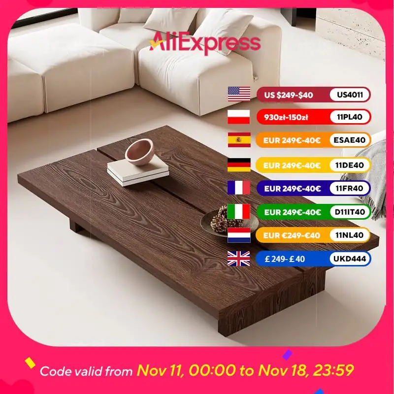 

Brown Luxury Coffee Tables Livingroom Design Wood Center Coffee Tables Decor Modern Apartment Mesa De Centro Furniture Home