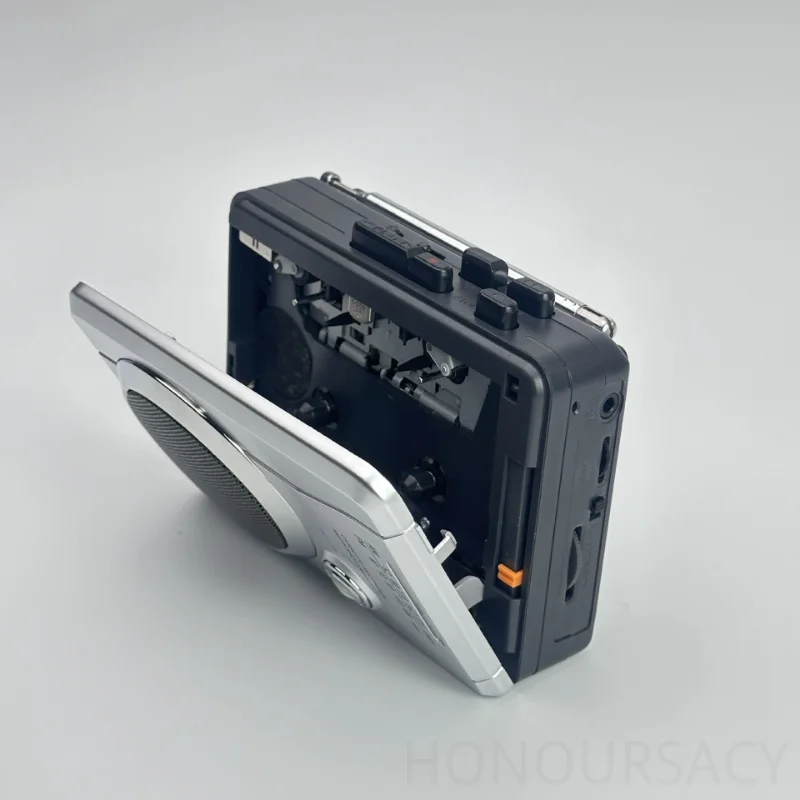 Cassette 2-band Radios Portable Retro Cassette Player Automatic Rewind Nostalgic Cassette Recorder Music Player Built-in Speaker