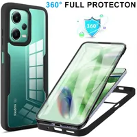 360 Full Shockproof Silicone Case For Xiaomi Redmi 13C 12C 12 13 9 9A 9T 9C Note 12 11 10 S 9 Pro A1 A2 Poco X5 F5 X4 F3 Pro