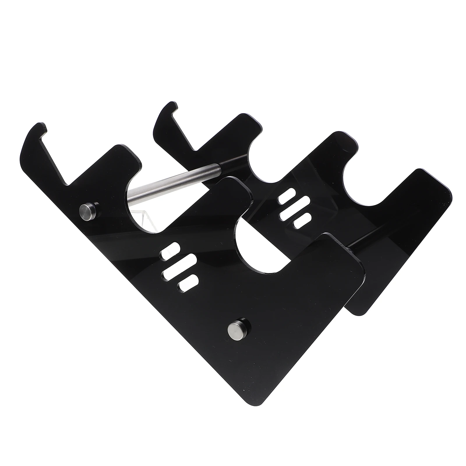 

Mechanical Keyboard Holder Storage Acrylic Stand Display for Desk Keyboards Black Practical Multi Tier Computer Accessories