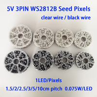 5V 3PIN WS2811 WS2812 LED String Individually Addressable Seed Pixels LED String Lights RGBIC DreamColor Party Christmas Lights