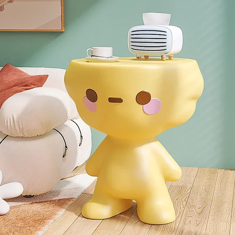 

Современный простой полимерный мультяшный диван с облаком, приставной столик, балкон, креативный журнальный столик для отдыха, мебель для дома, мягкое украшение для комнаты