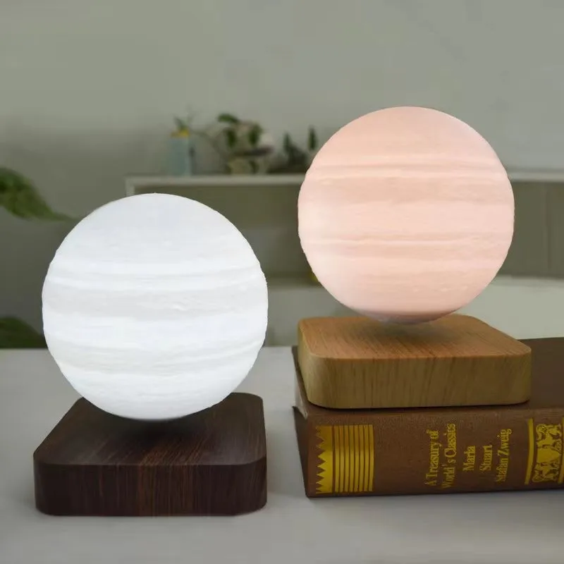 3D Integrated Printing Of Magnetic Levitation Jupiter Levitation Saturn Starry Sky Night Light