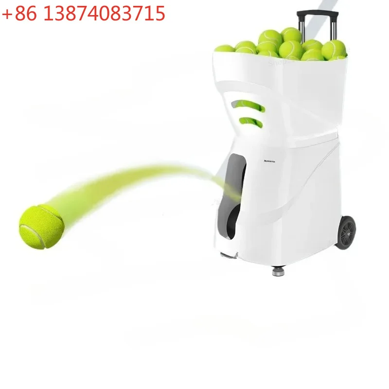 For Tennis Automatic Serve Machine Professional Trainer Random Portable Self-service Sparring Machine Indoor Children