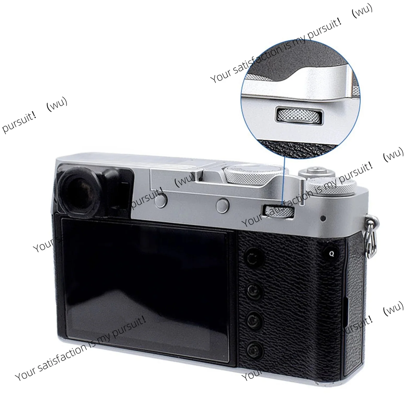 for Fujifilm X100VI X-E4 X100V X100F X-E3 SILVER black camera accessories New style 1pc Metal Thumbs Up Hand Grip Hot Shoe Cover