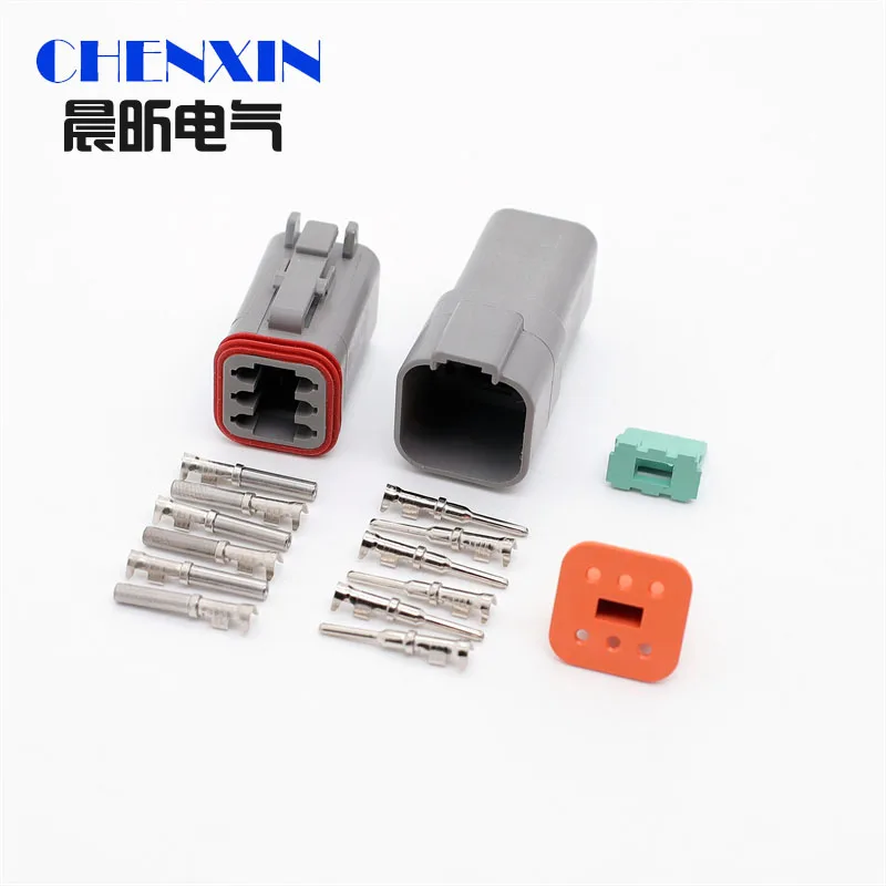 Автомобильный-аксессуар-6-контактный-водонепроницаемый-электрический-разъем-«папа-мама»-dt04-6p-dt06-6s-с-клеммами