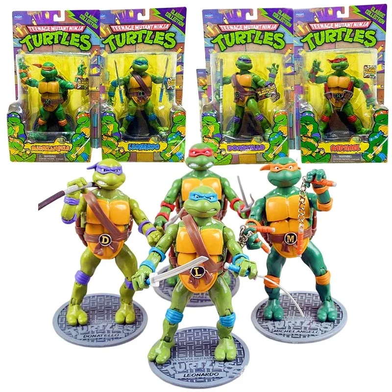 

Anime NECA Teenages Mutant Ninjas Turtles Action Figure Toys Collectible Model Doll Kids Boy Christmas Birthday Gifts