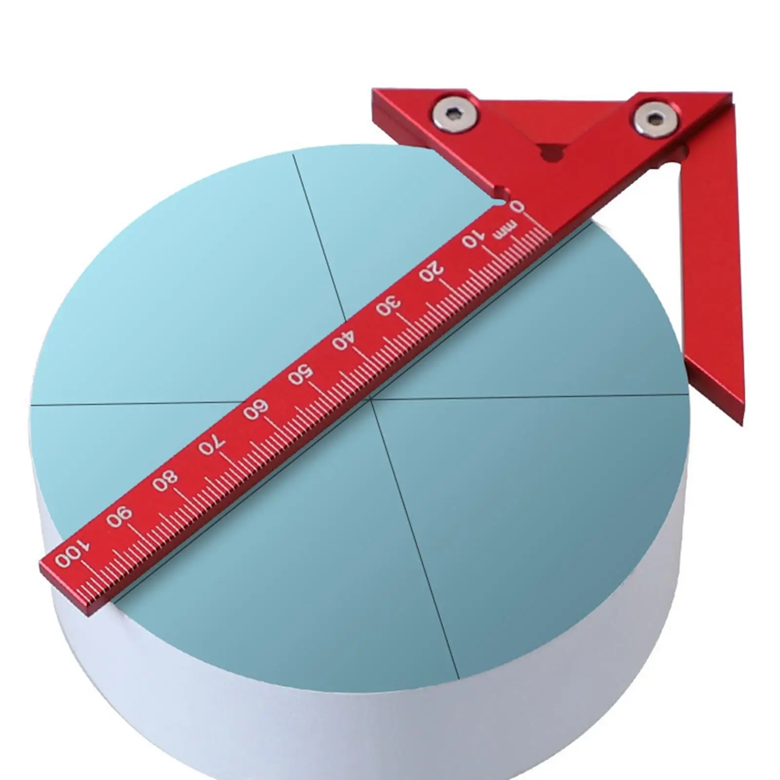 Miter Tri ไม้ฉากศูนย์ไม้ฉากงานไม้45/90องศาสำหรับงานวิศวกรรมการวาดภาพช่างไม้