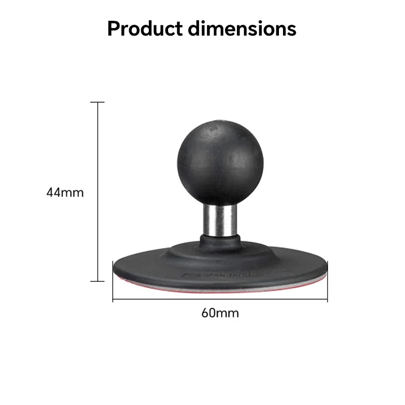 FANAUE 1 inch ball mount Flexible adhesive suction cup Car Dashboard Suction Cup for GPS Camera Smartphones Accessories