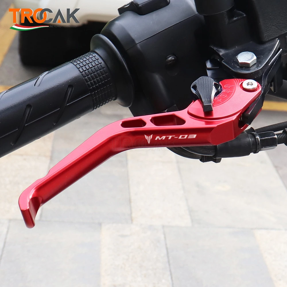 For YAMAHA MT-03 MT03 MT 03 2023 2016 2017 2018 2019 2020 2021 2022 Short Adjustable Brake Clutch Levers Motorcycle Accessories