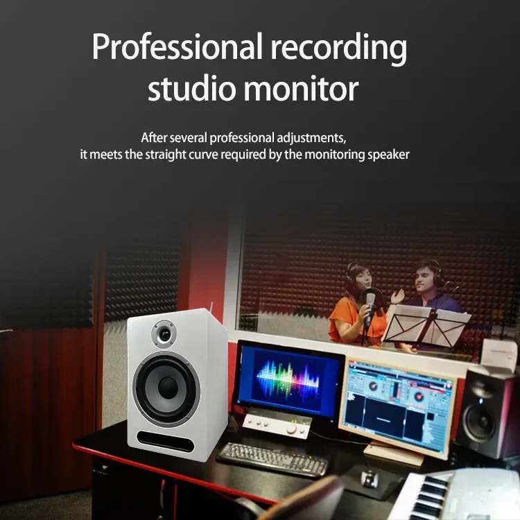 HIFi المهنية إنتاج الموسيقى معدات الصوت شاشات تعمل بالطاقة النشطة دي ستوديو شاشات مكبرات الصوت زوج سعر 2022