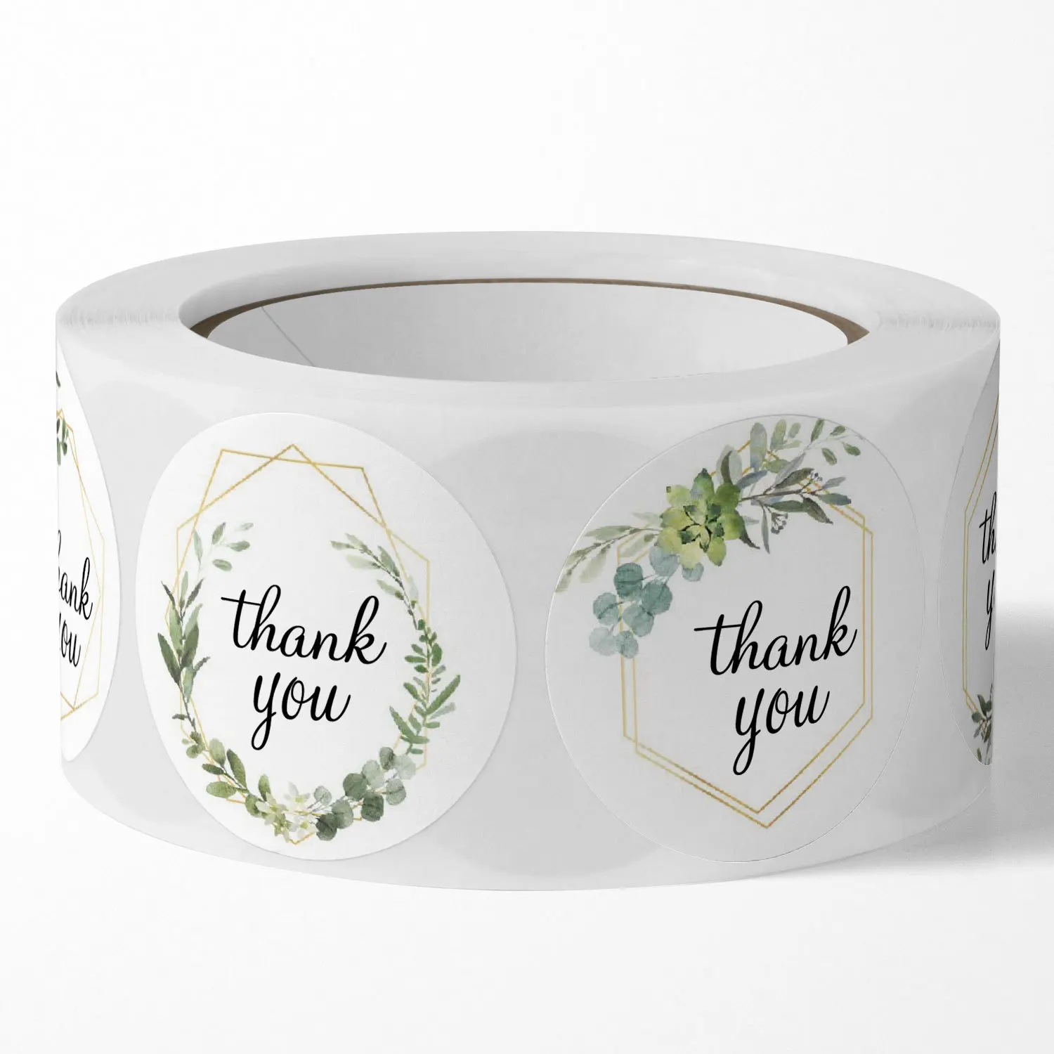 50-500 قطعة 1 بوصة الزهور تسميات مستديرة شكرا لك ملصقات الخبز ختم تسميات لمتجر الأعمال حزمة هدية ملصق حفل زفاف #5