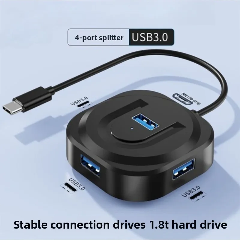 Hwansan 2025new multi-function magnetic suction usb3.0 hub type-c five-in-one docking station micro power supply Docking Station