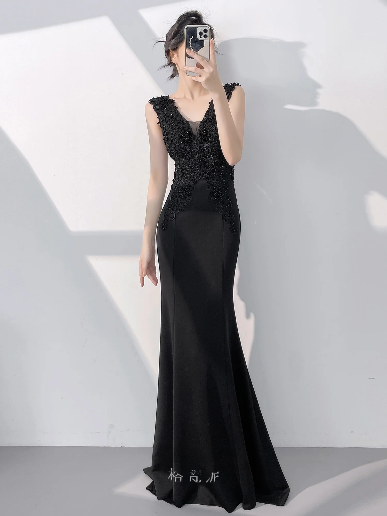 

Вечернее платье Ele Bla для женщин, новинка 2026 года, элитное, для торжественных мероприятий, с эффектом «рыбий хвост», премиум-качество