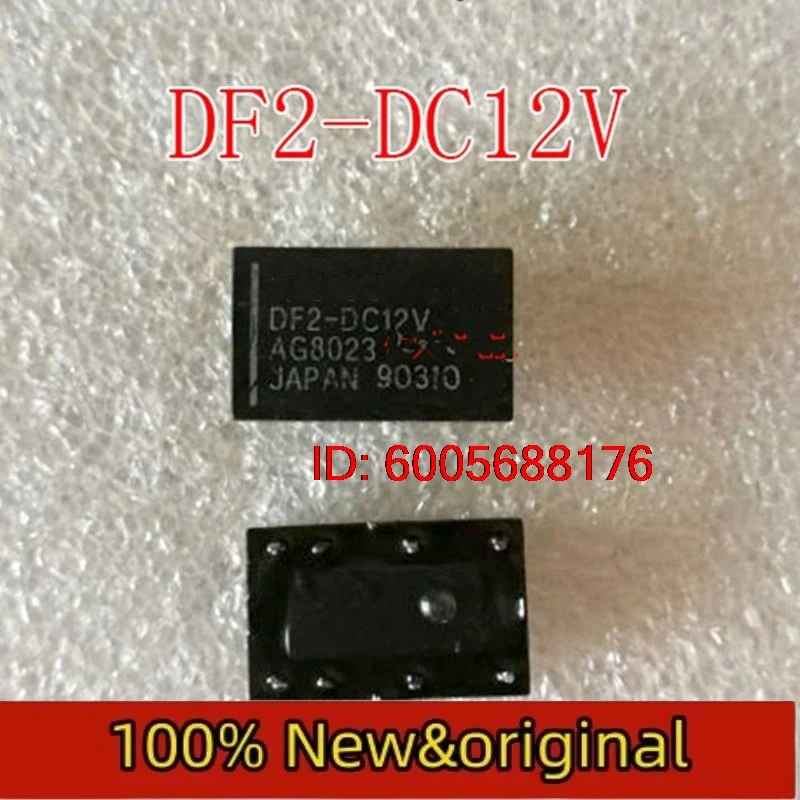5pcs New Relays DF2-12V AG8023 DF2-12VDC DF2-DC12V 8PISN 2A 12VDC Relay