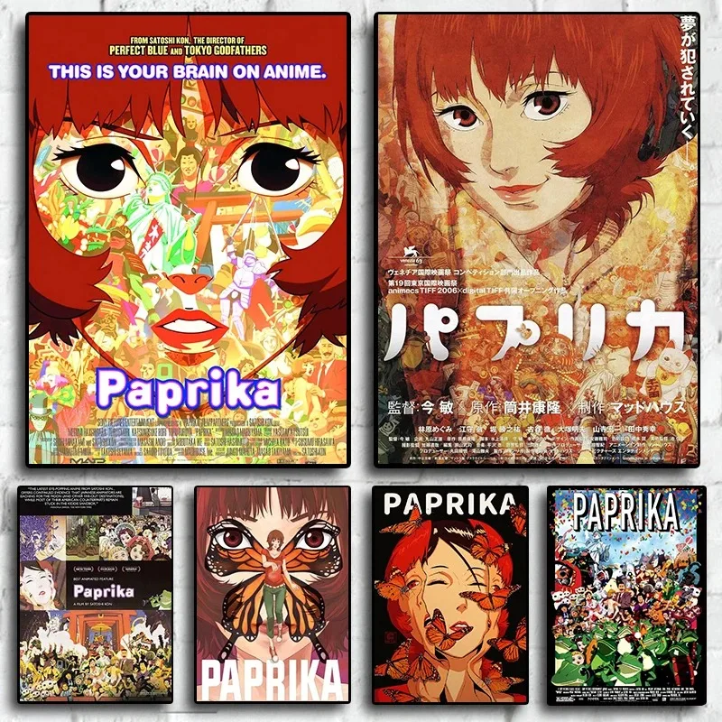 Cuadros clásicos de dibujos animados de Japón, películas de Anime, pimentón, arte cómico, decoración de pared del hogar, imágenes para habitación, pintura en lienzo, carteles impresos, regalo