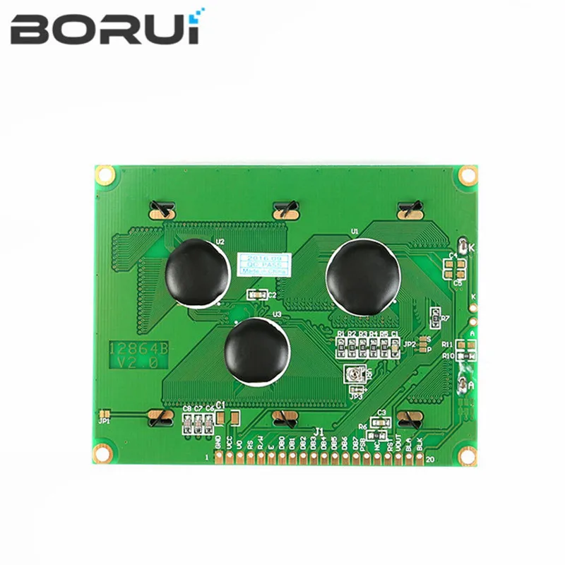 128*64 Dots Lcd Module 5V Blauw Scherm 12864 Lcd Met Backlight ST7920 Parallelle Poort LCD12864 Voor Arduino